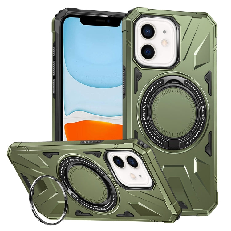 MagSafe Magnetic Shockproof Phone Case with Ring Holder, For iPhone 12/12 Pro, For iPhone 12 Pro Max, For iPhone 11