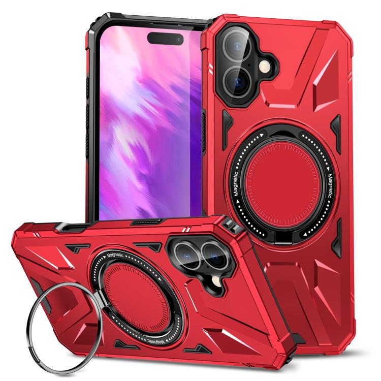 MagSafe Magnetic Shockproof Phone Case with Ring Holder, For iPhone 17 Pro Max, For iPhone 17 Pro, For iPhone 17, For iPhone Air, For iPhone 16 Pro Max, For iPhone 16 Pro