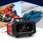 FOXSUR 12V / 24V 20A 300W Portable Motorcycle Car Smart Battery Charger, 20A