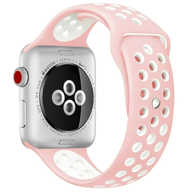 Sport Silicone Watchband Standard Edition, For Apple Watch Series 8&7 41mm / SE 2&6&SE&5&4 40mm / 3&2&1 38mm
