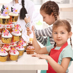 YX062 3 Tier Acrylic Circular Cupcake Stand, YX062