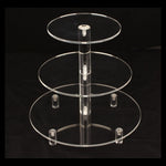 YX062 3 Tier Acrylic Circular Cupcake Stand, YX062