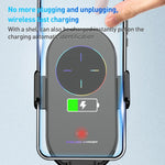 A7s Infrared lnduction Wireless Fast Charging Air Outlet Car Holder