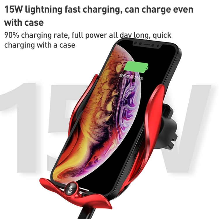 M2 Infrared lnduction Wireless Fast Charging Air Outlet Car Holder