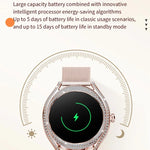 V66 1.28inch BT5.0 Smart Watch Support Heart Rate/ Sleep Detection, Silicone Strap