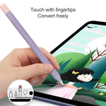 Stylus Touch Pen Split Contrast Color Silicone Protective Case, For Apple Pencil 2