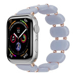 Stretch Resin Watch Band, For Apple Watch SE 2023 44mm, For Apple Watch SE 2023 40mm, For Apple Watch Ultra 2 49mm, For Apple Watch Series 9 45mm, For Apple Watch Series 9 41mm, For Apple Watch Ultra 49mm