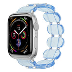 Stretch Resin Watch Band, For Apple Watch Series 4 44mm, For Apple Watch Series 4 40mm, For Apple Watch Series 3 38mm, For Apple Watch Series 3 42mm, For Apple Watch Series 2 42mm, For Apple Watch Series 2 38mm