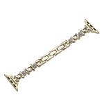 Metal Diamond Bear Chain Watch Band, For Apple Watch SE 2023 44mm, For Apple Watch SE 2023 40mm, For Apple Watch Ultra 2 49mm, For Apple Watch Series 9 45mm, For Apple Watch Series 9 41mm, For Apple Watch Ultra 49mm, For Apple Watch Series 8 41mm      ...