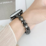 Metal Diamond Bear Chain Watch Band, For Apple Watch SE 2022 44mm, For Apple Watch Series 7 41mm, For Apple Watch Series 7 45mm, For Apple Watch SE 40mm, For Apple Watch SE 44mm, For Apple Watch Series 6 40mm, For Apple Watch Series 6 44mm             ...