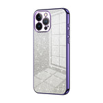 Gradient Glitter Powder Electroplated Phone Case, For iPhone 13 Pro Max, For iPhone 13 Pro, For iPhone 13, For iPhone 12, For iPhone 12 Pro Max, For iPhone 12 Pro