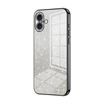 Gradient Glitter Powder Electroplated Phone Case, For iPhone 16 Pro, For iPhone 16 Plus, For iPhone 16, For iPhone 15 Pro Max, For iPhone 15 Pro, For iPhone 15 Plus