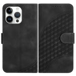 YX0060 Elephant Head Embossed Phone Leather Case with Lanyard, For iPhone 17e / 16e, For iPhone 17 Pro Max, For iPhone 17 Pro, For iPhone 17, For iPhone Air, For iPhone 16 Pro Max