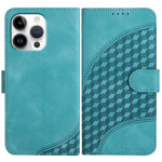 YX0060 Elephant Head Embossed Phone Leather Case with Lanyard, For iPhone 17e / 16e, For iPhone 17 Pro Max, For iPhone 17 Pro, For iPhone 17, For iPhone Air, For iPhone 16 Pro Max