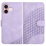 YX0060 Elephant Head Embossed Phone Leather Case with Lanyard, For iPhone 16 Pro, For iPhone 16 Plus, For iPhone 16, For iPhone 15 Pro Max, For iPhone 15 Pro, For iPhone 15 Plus