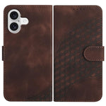 YX0060 Elephant Head Embossed Phone Leather Case with Lanyard, For iPhone 17e / 16e, For iPhone 17 Pro Max, For iPhone 17 Pro, For iPhone 17, For iPhone Air, For iPhone 16 Pro Max