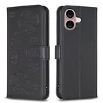 Four-leaf Embossed Leather Phone Case, For iPhone 18 Pro/17 Pro, For iPhone 18 Pro Max/17 Pro Max, For iPhone 17, For iPhone 17 Air, For iPhone 16 Pro Max, For iPhone 16 Pro, For iPhone 16 Plus, For iPhone 16