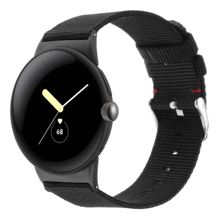 Nylon Canvas Watch Band, For Google Pixel Watch 4 / 3 / 2 / 1 41mm
