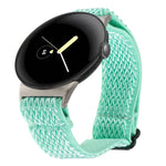 20mm Wave Braided Nylon Watch Band, For Google Pixel Watch 4 / 3 / 2 / 1 41mm
