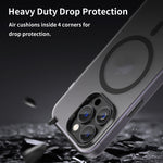 MagSafe Frosted Translucent TPU + PC Full Coverage Phone Case, For iPhone 16 Pro, For iPhone 16 Plus, For iPhone 16, For iPhone 15 Pro Max, For iPhone 15 Pro