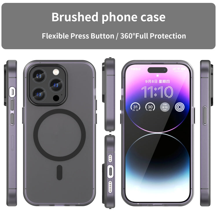 MagSafe Frosted Translucent TPU + PC Full Coverage Phone Case, For iPhone 14 Pro Max, For iPhone SE 2022 / 2020 / 8, For iPhone 13 Pro Max, For iPhone 13 Pro, For iPhone 13