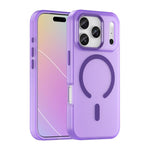MagSafe Frosted Translucent TPU + PC Full Coverage Phone Case, For iPhone 17e / 16e, For iPhone 17 Pro Max, For iPhone 17 Pro, For iPhone 17, For iPhone Air, For iPhone 16 Pro Max
