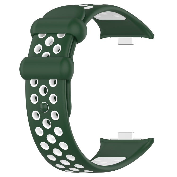 Two Color Silicone Sports Watch Band, For Redmi Watch 4