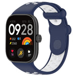 Two Color Silicone Sports Watch Band, For Redmi Watch 4