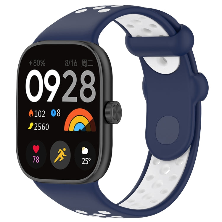 Two Color Silicone Sports Watch Band, For Redmi Watch 4