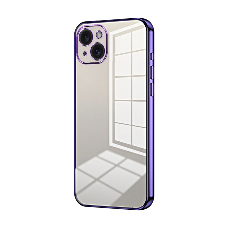 Transparent Plating Fine Hole Phone Case, For iPhone 16 Pro, For iPhone 16 Plus, For iPhone 16, For iPhone 15 Pro Max, For iPhone 15 Pro, For iPhone 15 Plus