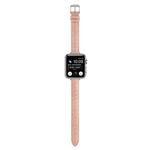 Slim Crocodile Leather Watch Band, For Apple Watch SE 40mm, For Apple Watch SE 44mm, For Apple Watch Series 6 40mm, For Apple Watch Series 6 44mm, For Apple Watch Series 5 44mm, For Apple Watch Series 5 40mm