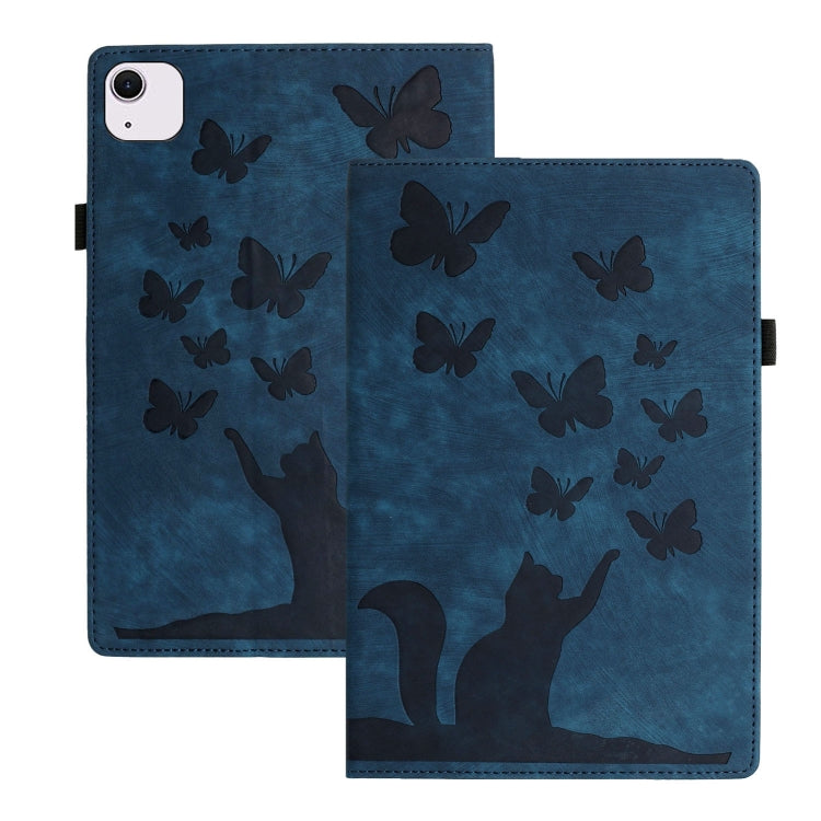 Butterfly Cat Embossing Leather Tablet Case, For iPad Air 13 2026 / 2025 / 2024, For iPad Air 11 2026 / 2025 / 2024, For iPad Pro 13 2025 / 2024, For iPad Pro 11 2025 / 2024, For iPad mini 2024 / 2021