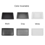 For Tesla Model Y 2021-2023 TPE Storage Organizer Under Car Seat, with Cover, without Cover
