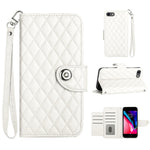Rhombic Texture Flip Leather Phone Case with Lanyard, For iPhone 14 Pro Max, For iPhone SE 2022 / 2020 / 8 / 7, For iPhone 13 Pro Max, For iPhone 13 Pro, For iPhone 13, For iPhone 12 / 12 Pro, For iPhone 12 Pro Max, For iPhone 11 Pro Max