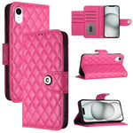 Rhombic Texture Flip Leather Phone Case with Lanyard, For iPhone 11, For iPhone 11 Pro, For iPhone XS / X, For iPhone XR, For iPhone XS Max, For iPhone 8 Plus / 7 Plus / 6s Plus