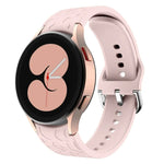 Leopard Print Embossed Silicone Watch Band, For Samsung Galaxy Watch 6