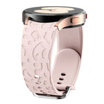 Leopard Print Embossed Silicone Watch Band, For Samsung Galaxy Watch 6