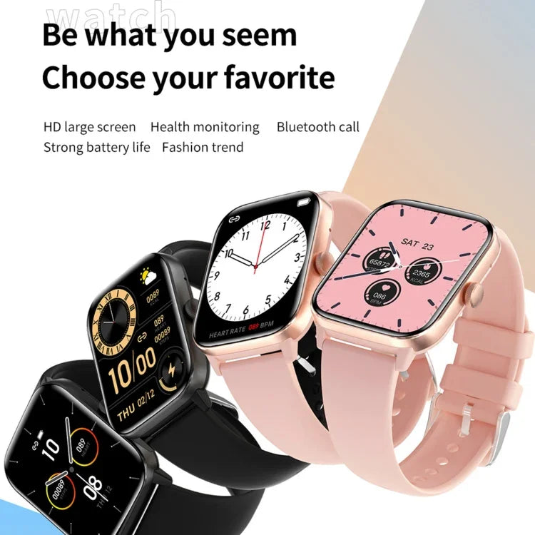 QS11 1.91 inch BT5.2 Smart Sport Watch, Support Sleep / Heart Rate / Blood Oxygen / Blood Pressure Health Monitor