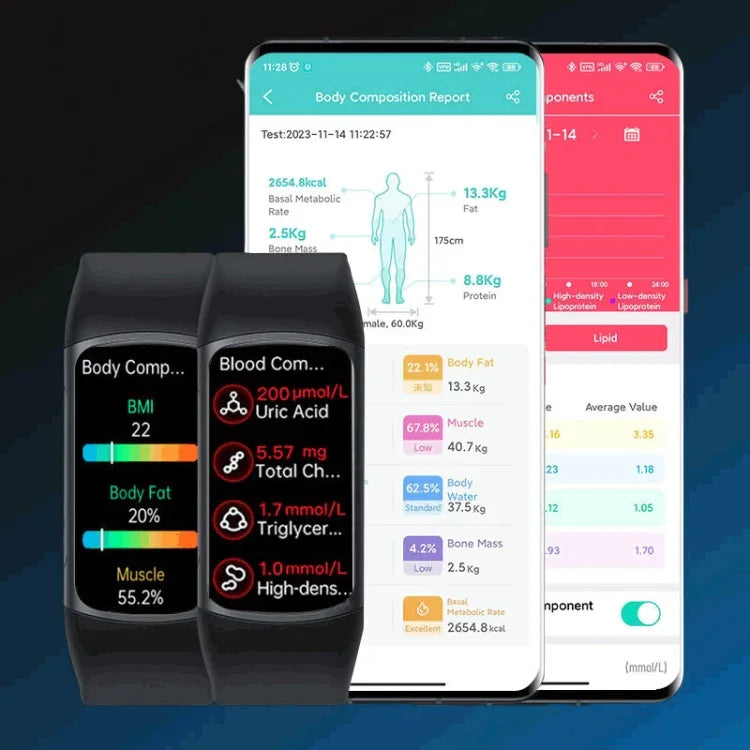 SPOVAN H8 1.47 inch TFT HD Screen Smart Bracelet Supports Bluetooth Calling/Blood Oxygen Monitoring