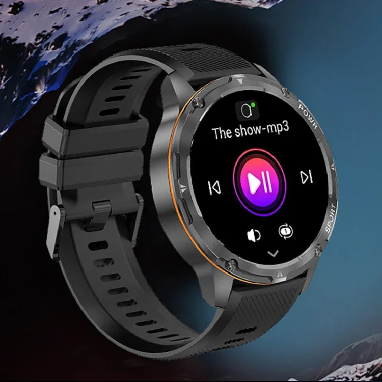 AK59 1.43 inch AMLOED Round Screen Steel Strap Smart Watch