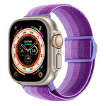 Carbon Fiber Texture Snap Buckle Nylon Watch Band, For Apple Watch SE 2023 40mm, For Apple Watch Ultra 2 49mm, For Apple Watch Series 9 45mm