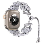 Resin Retractable Chain Watch Band, For Apple Watch Ultra 2 49mm, For Apple Watch Series 9 45mm