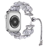 Resin Retractable Chain Watch Band, For Apple Watch Ultra 2 49mm, For Apple Watch Series 9 45mm