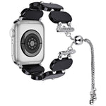 Resin Retractable Chain Watch Band, For Apple Watch Series 9 41mm, For Apple Watch Ultra 49mm