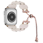 Resin Retractable Chain Watch Band, For Apple Watch Series 9 41mm, For Apple Watch Ultra 49mm