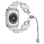 Resin Retractable Chain Watch Band, For Apple Watch Series 7 41mm, For Apple Watch Series 7 45mm