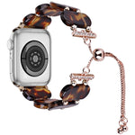 Resin Retractable Chain Watch Band, For Apple Watch Series 5 44mm, For Apple Watch Series 5 40mm