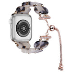 Resin Retractable Chain Watch Band, For Apple Watch Series 4 44mm, For Apple Watch Series 4 40mm