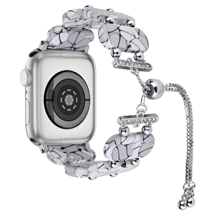 Resin Retractable Chain Watch Band, For Apple Watch Series 2 42mm, For Apple Watch Series 2 38mm