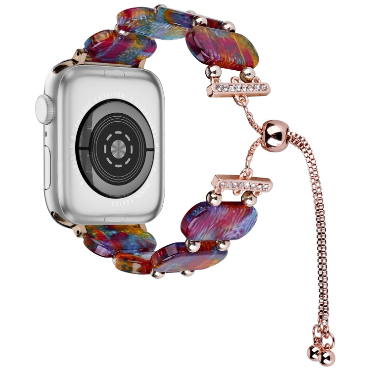 Resin Retractable Chain Watch Band, For Apple Watch Series 2 42mm, For Apple Watch Series 2 38mm